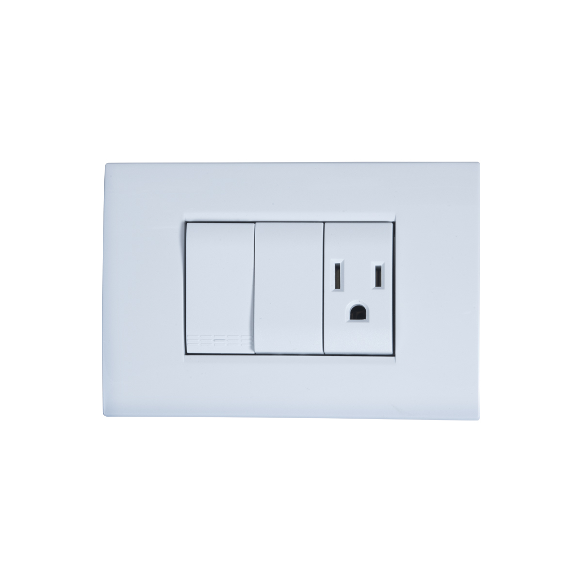 Interruptor Triple Color Blanco Ingco