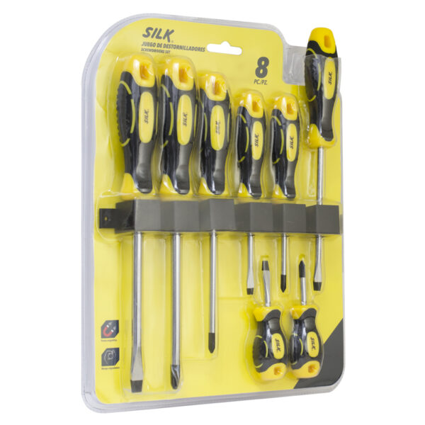 Juego D/Desarmador Amarillo MGO/Caucho Silk