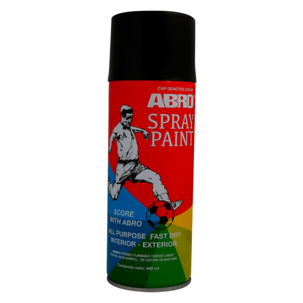 Spray Negro Mate Abro