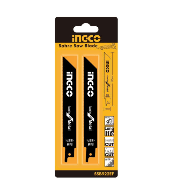 Hojas de Sierra de Sable 9MM Ingco