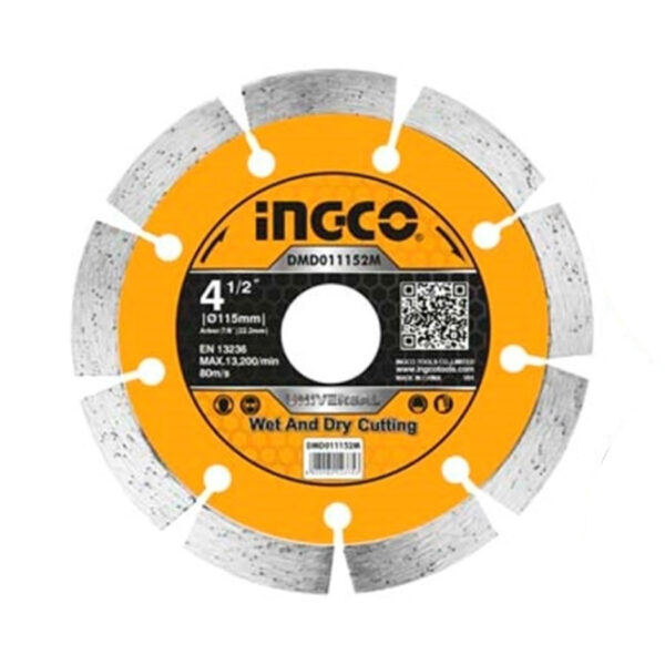 DISCO DIAMANTE SEGMENTADO 4 1/2 INDUSTRIAL INGCO
