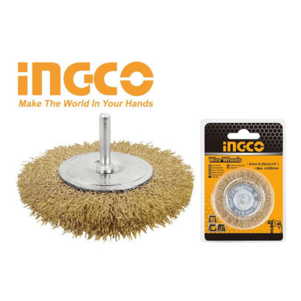 GRATA CIRCULAR RIZADA 2" INGCO