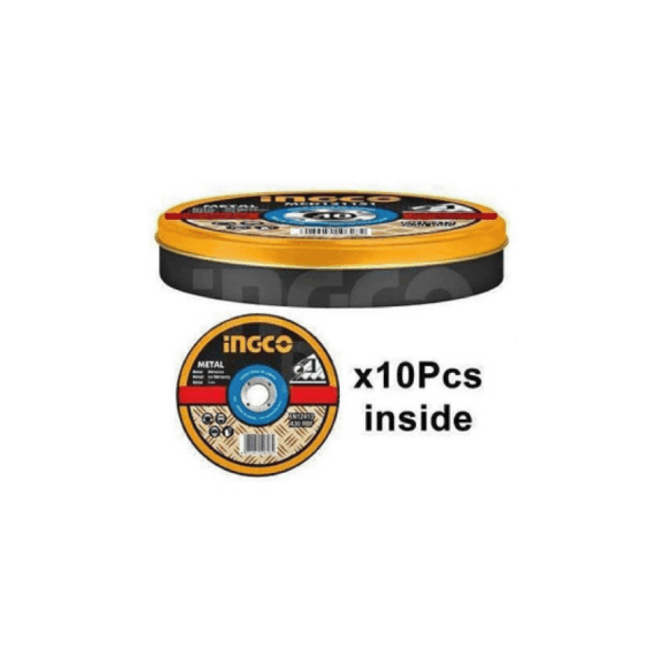 JUEGO DISCOS CORTE METAL 4 1/2"X3/64" (10UNID) INGCO