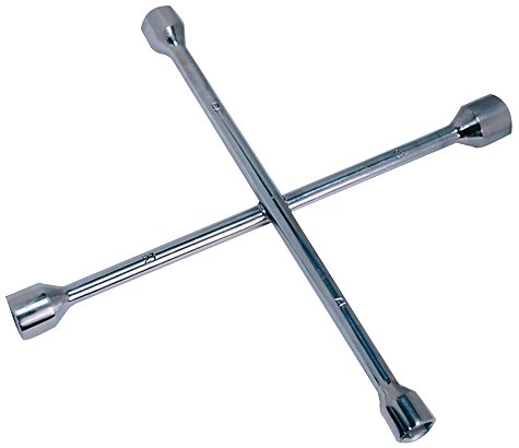 LLAVE RUEDA TIPO CRUZ 17-21-22-23MM X 1/2" INGCO