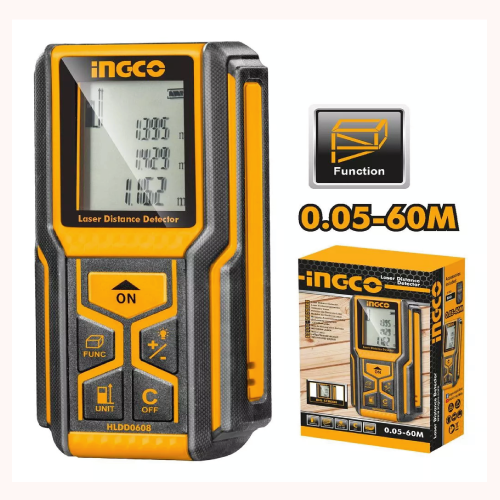 MEDIDOR DE DISTANCIA LASER 60M INDUSTRIAL INGCO