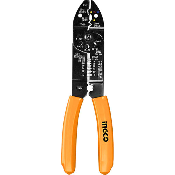 PINZA CORTADORA Y PELADORA DE ALAMBRE 250MM 10" INGCO