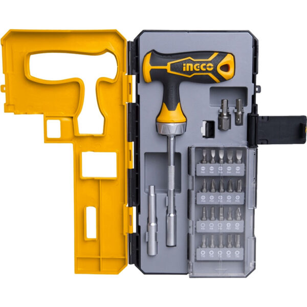 SET DESTORNILLADOR Y DADOS 18PCS INDUSTRIAL INGCO