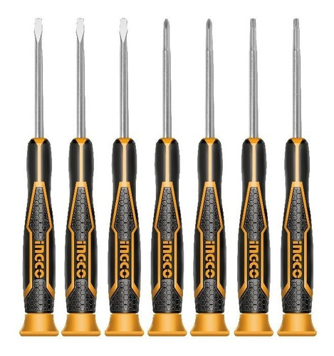 SET DESTORNILLADORES PRECISION 7PCS INDUSTRIAL INGCO
