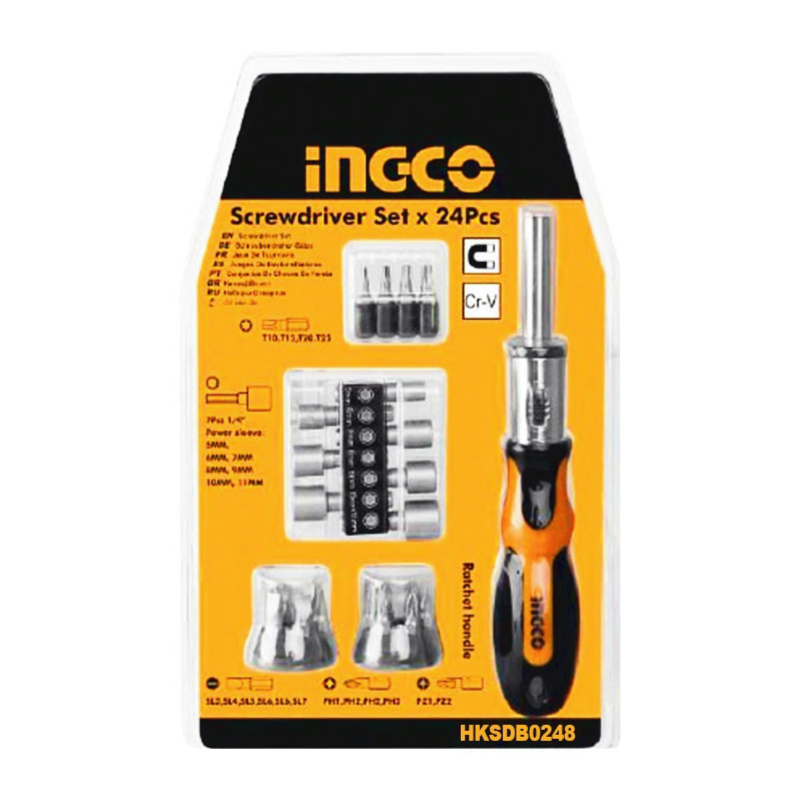 SET PUNTAS DESTORNILLADOR 24 PCS INGCO